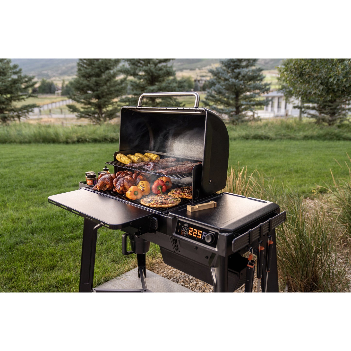 Traeger Woodridge Pelletgrill (schwarz, WLAN)