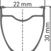 DT Swiss E 1800 Spline® DB 650B 27,5 30 mm Hinterrad