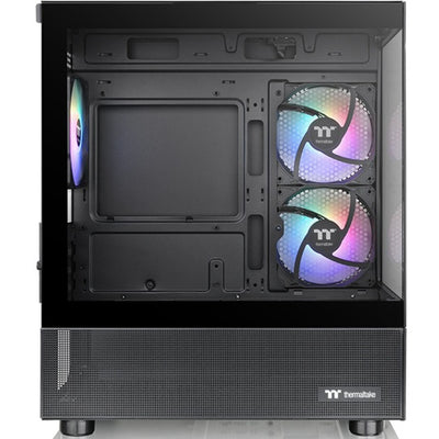 Thermaltake View 170 tg argb Mini-Tower-Gehäuse (schwarz | 2x USB-A | RGB | gehärtetes Glas)