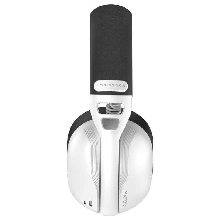 Hator Hyperpunk 3 kabelloses Over-Ear-Gaming-Headset (weiß, 2,4 GHz Bluetooth 5.4 USB-C)