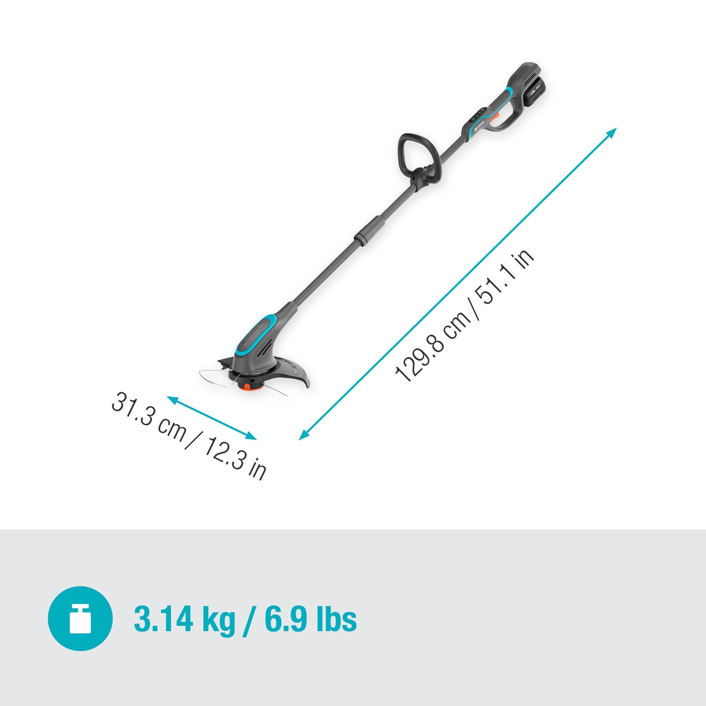 Gardena Trimmer Powertrim 3018V P4A Set