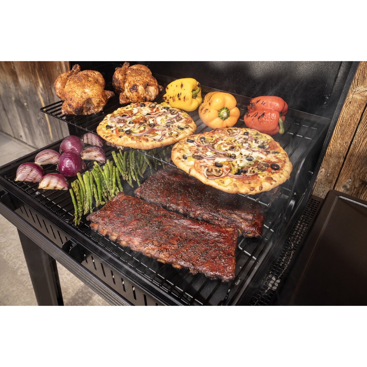Traeger Woodridge Pelletgrill (schwarz, WLAN)