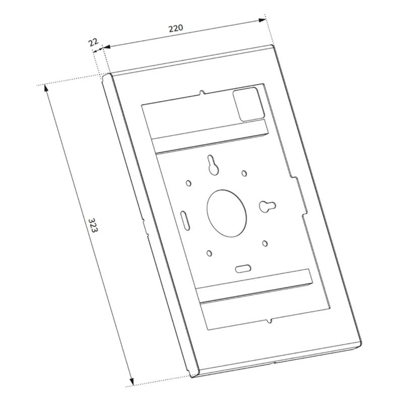 Neomounts WL15-601BL1 Tablet-Halterung (Schwarz)