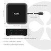 Club 3D 12-1 USB-C® Quad DisplayLink Dockingstation (Schwarz)