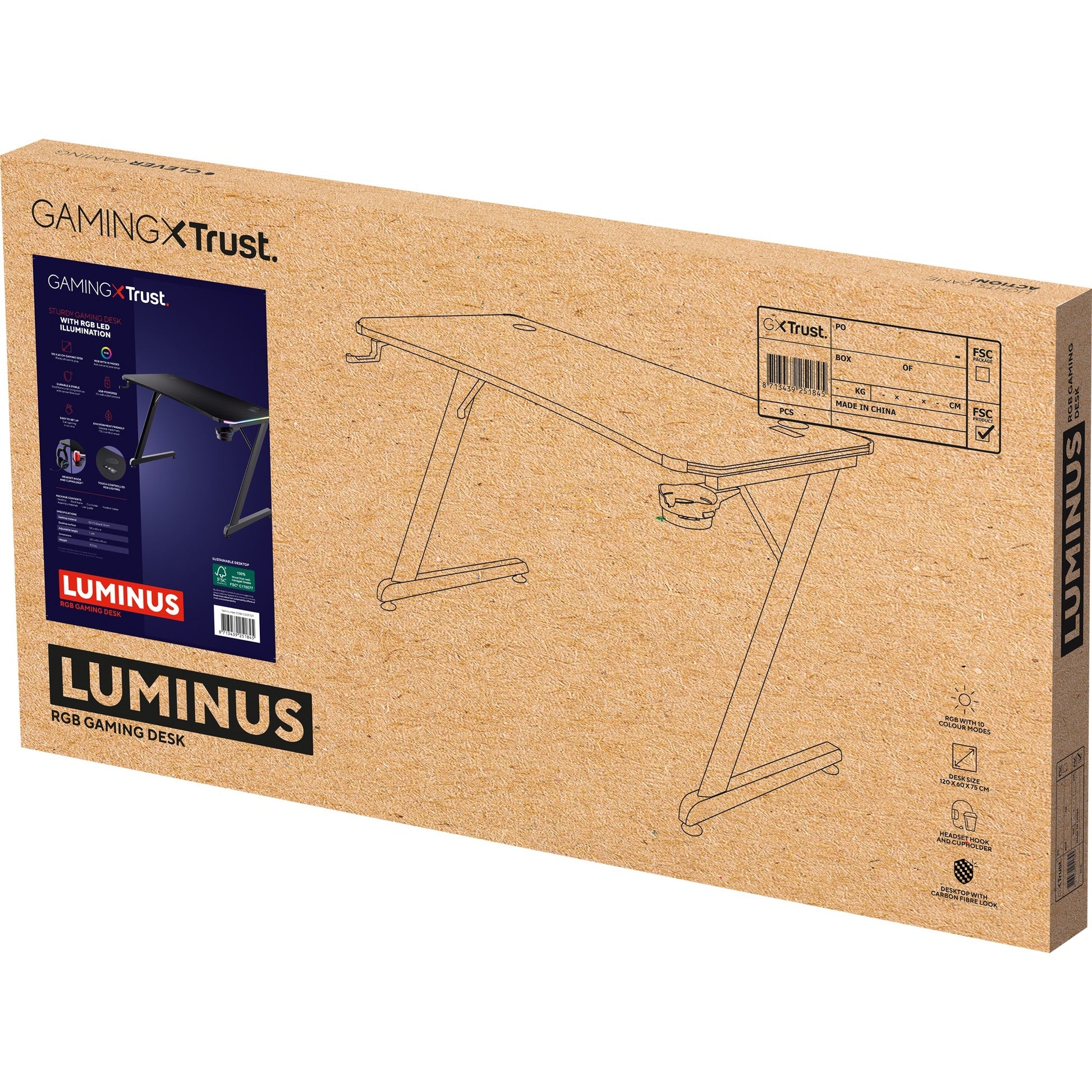 Vertrauen Sie GXT 709 Luminus RGB Gaming Agency