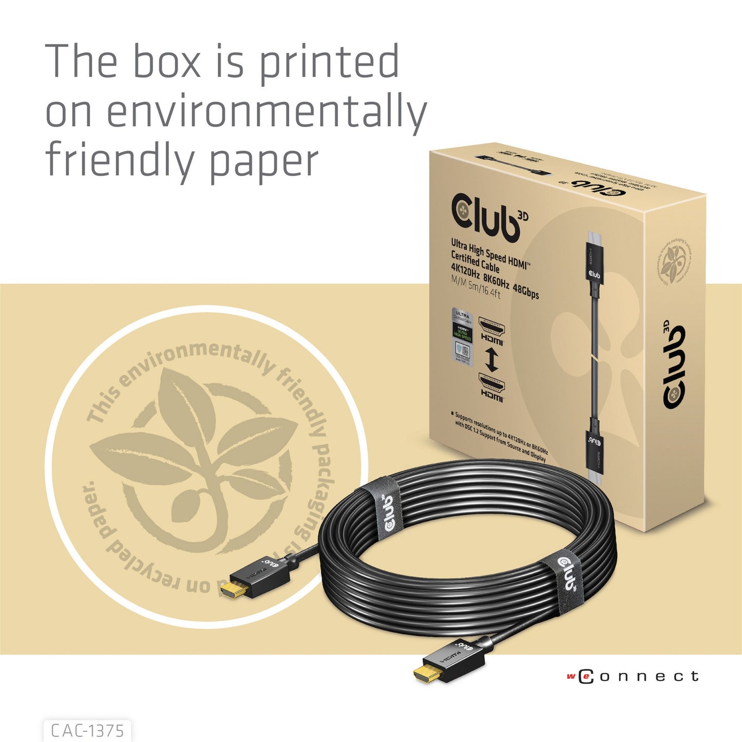 Club 3D Ultrahohling HDMI -zertifiziert