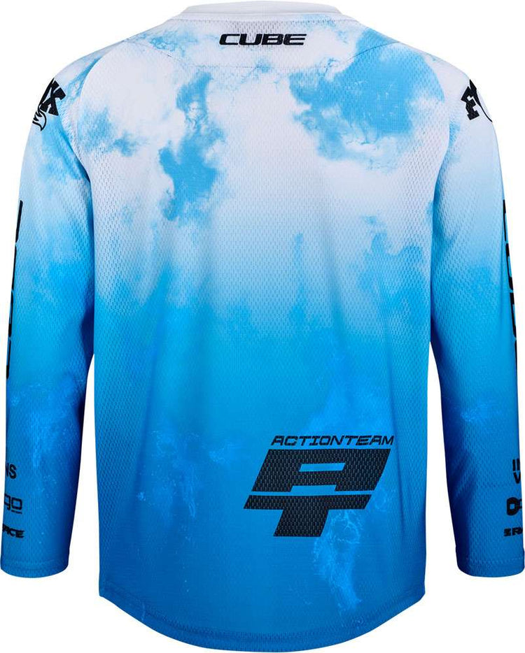 Cube Rookie x Action Team – MTB-Langarmtrikot für Kinder