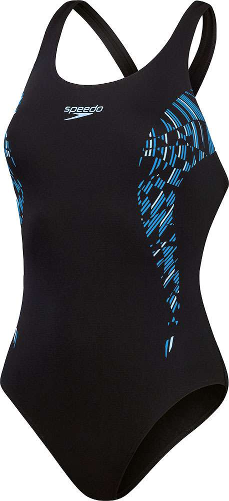 Speedo digital bedruckter Medalist – Damen-Badeanzug