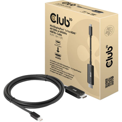 Club 3D Mini DisplayPort 1.4 bis HDMI
