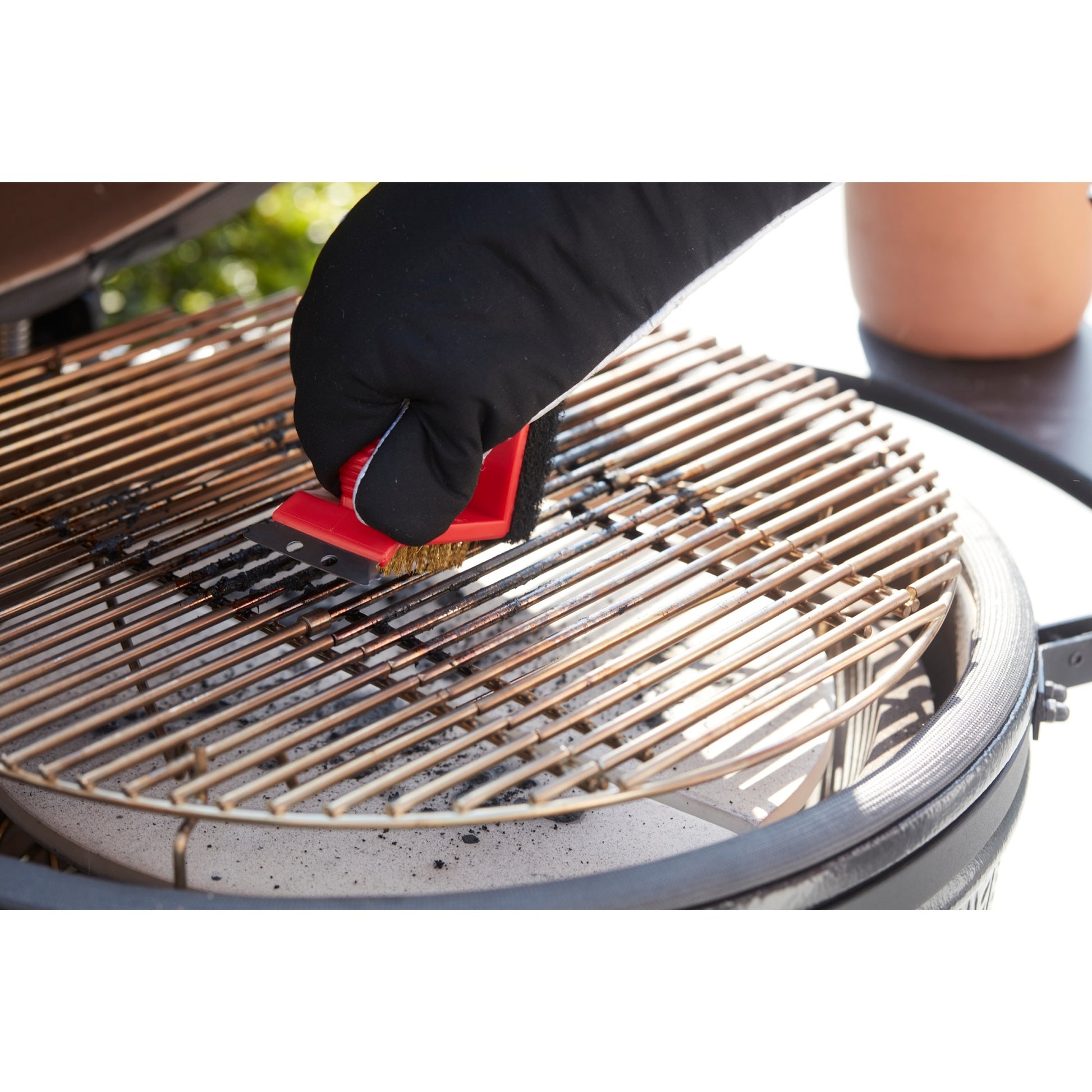 Grill 3-in-1-Pinsel rot