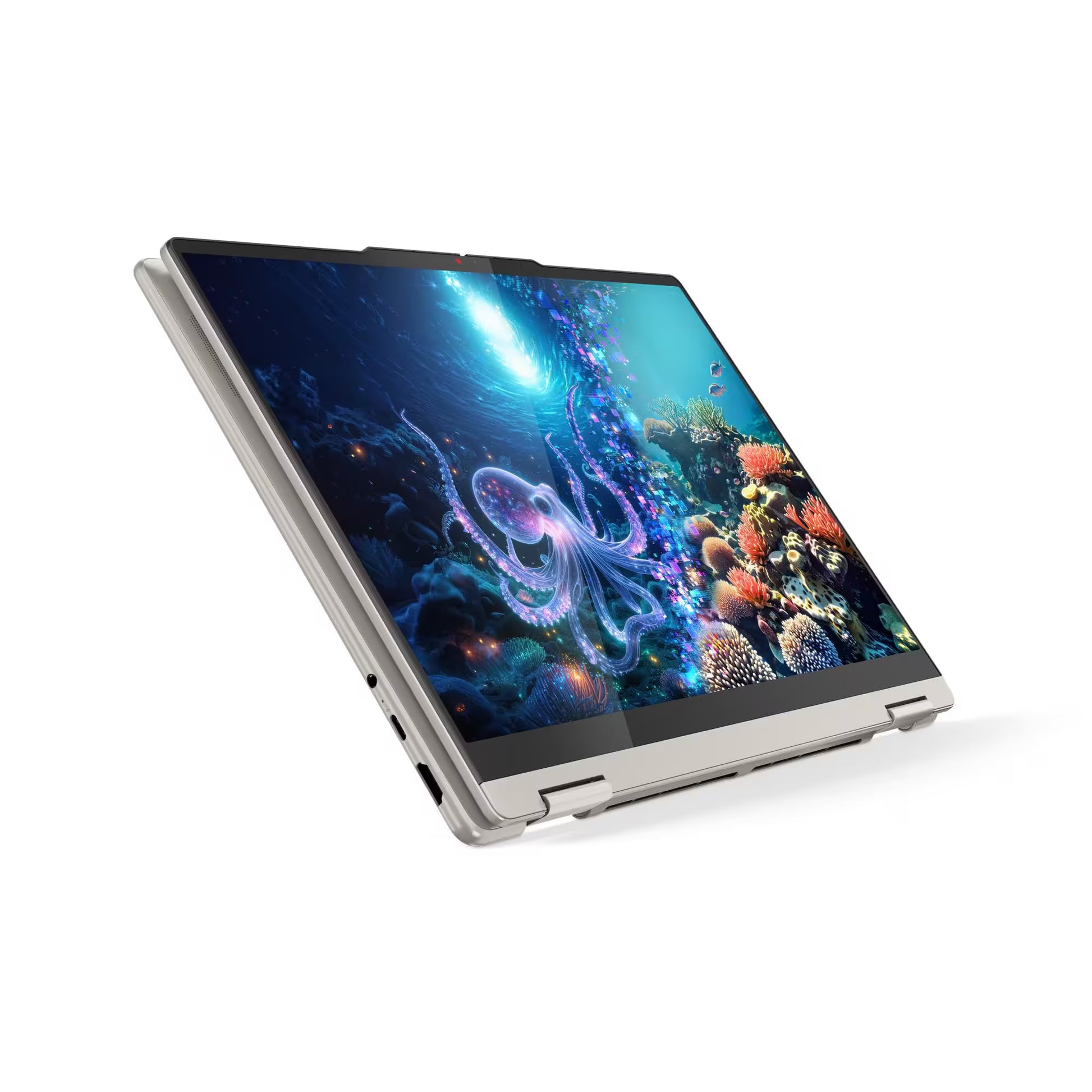 Lenovo Yoga 7 2-in-1 14ill10 (83jq00fvmh) 14 Copilot+ Laptop (Hochglanzweiß | Core Ultra 5 226V | Intel Arc Graphics 130V | 16 GB | 512 GB SSD | Touch)