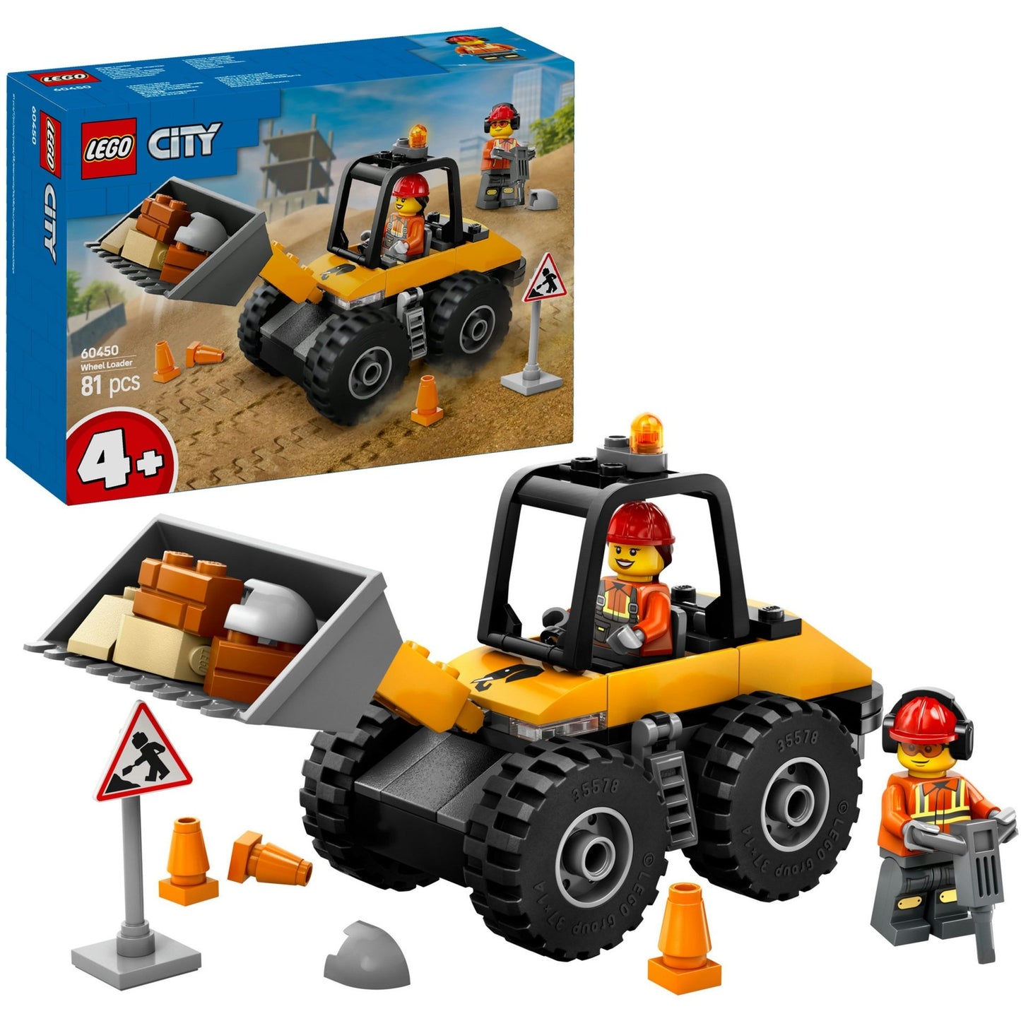 Lego Lego City 60450 gelbe Radlader