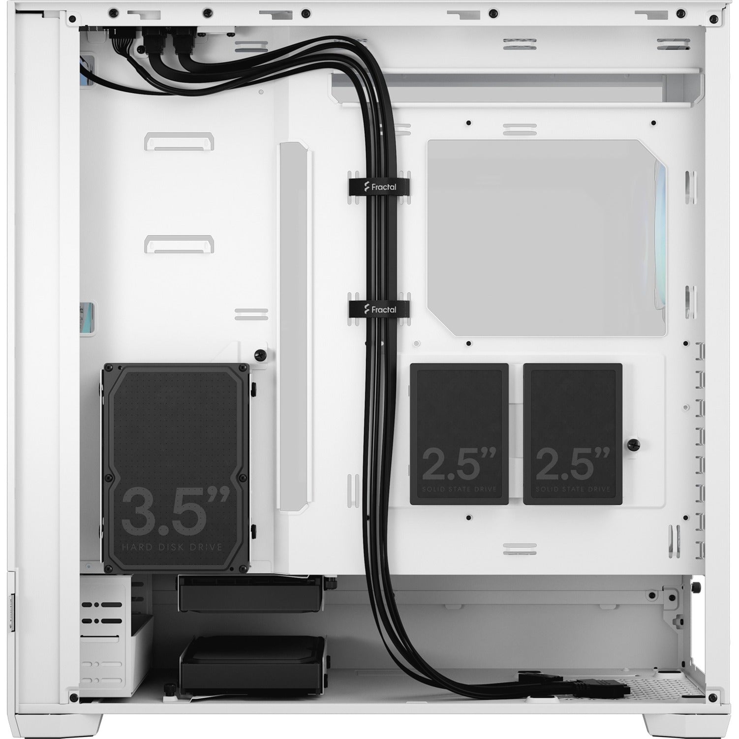 Fraktales Design Pop XL Air RGB Weiß TG Clear Tint