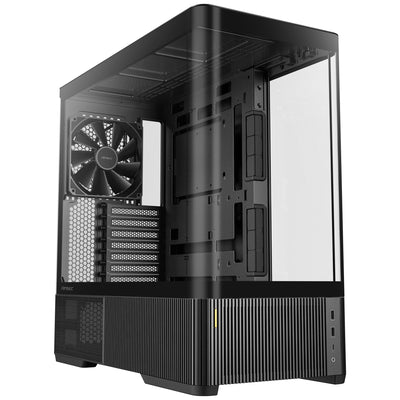 Antec C6 Curve Air Midi-Tower-Gehäuse (schwarz | 2x USB-A | 1x USB-C | gehärtetes Glas)