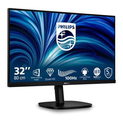 Philips 32b2n3500 31,5 Monitor (schwarz, 2x HDMI, DisplayPort, 3x USB-A, USB-B)