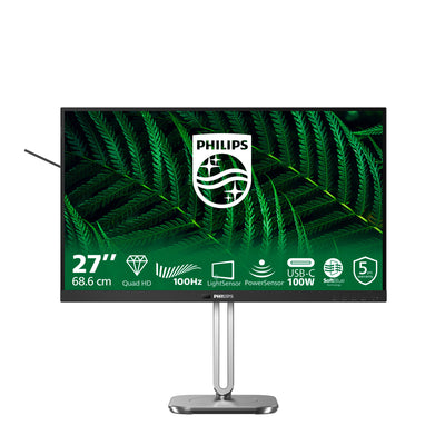 Philips 27b2g5601 27 Monitor (Silber Schwarz, HDMI, Display Port, USB, LAN, Audio)