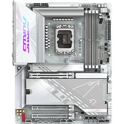 Gigabyte Gigabyte Z890 Aorus Pro Ice, ATX, LGA1851, Intel® Core ™ Ultra, 4x DDR5, 5 GBE, Wi-Fi 7, USB 4