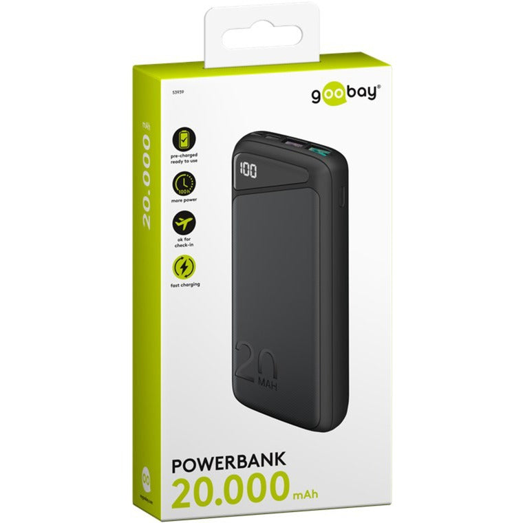 Goobay -Gebühr Powerbank 20.000 mah
