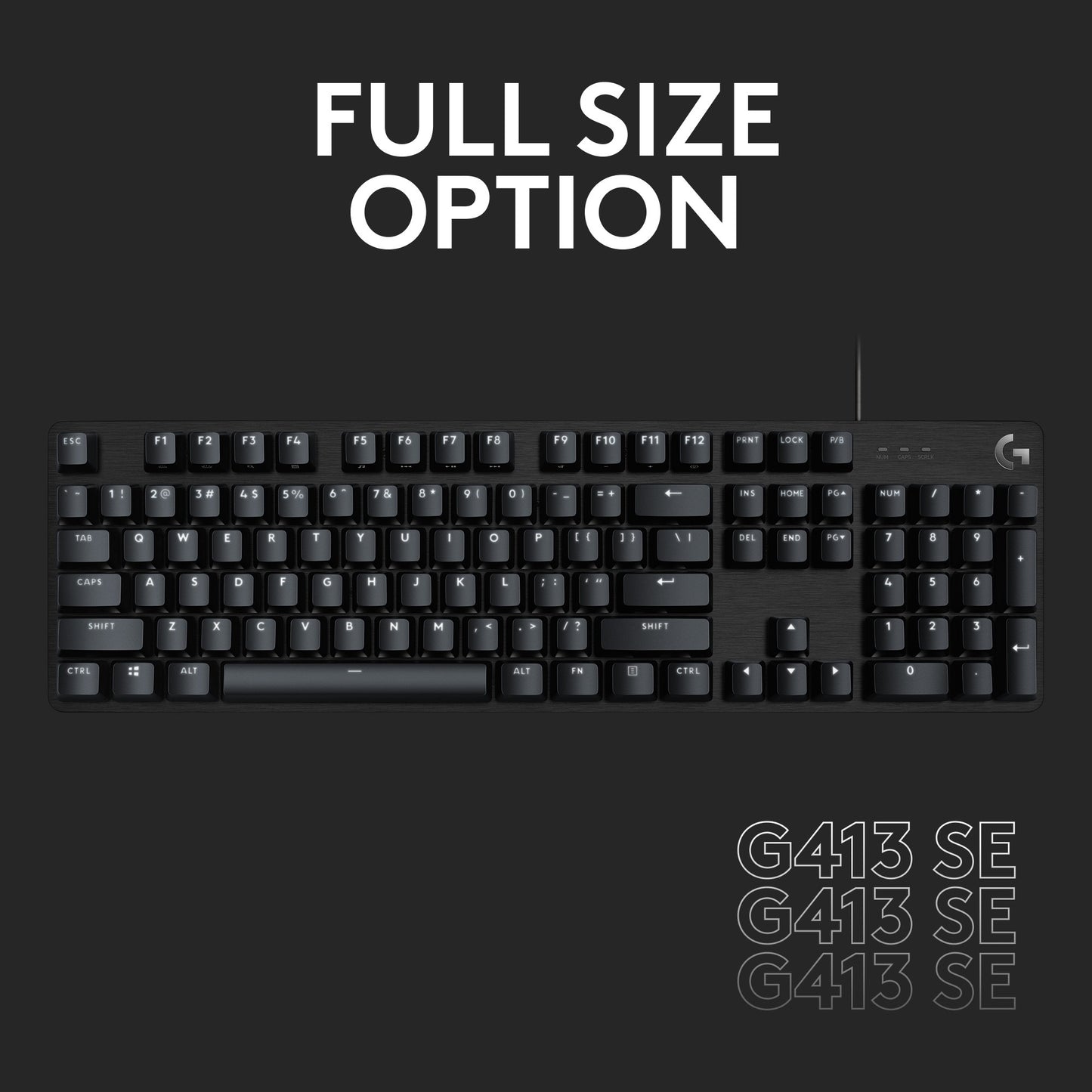 Logitech G413 TKL SE Mechanische Gaming-Tastatur