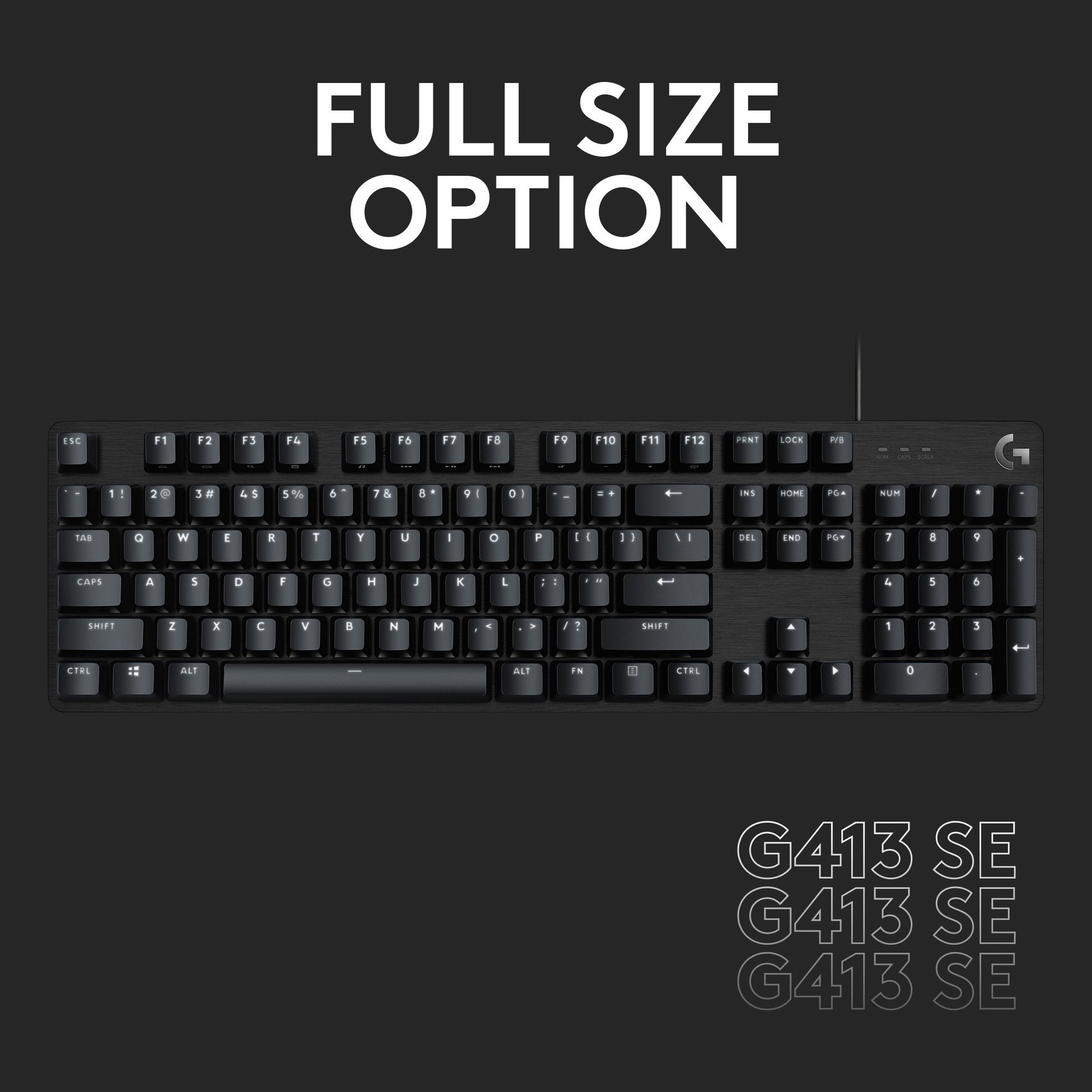 Logitech G413 TKL SE Mechanische Gaming-Tastatur
