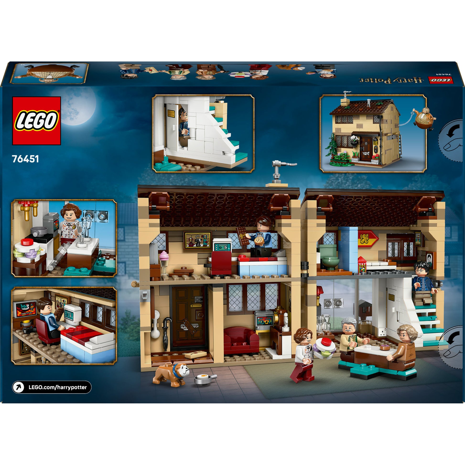 Lego Harry Potter 76451 Ligusterlaan Besuch von Tante Margot