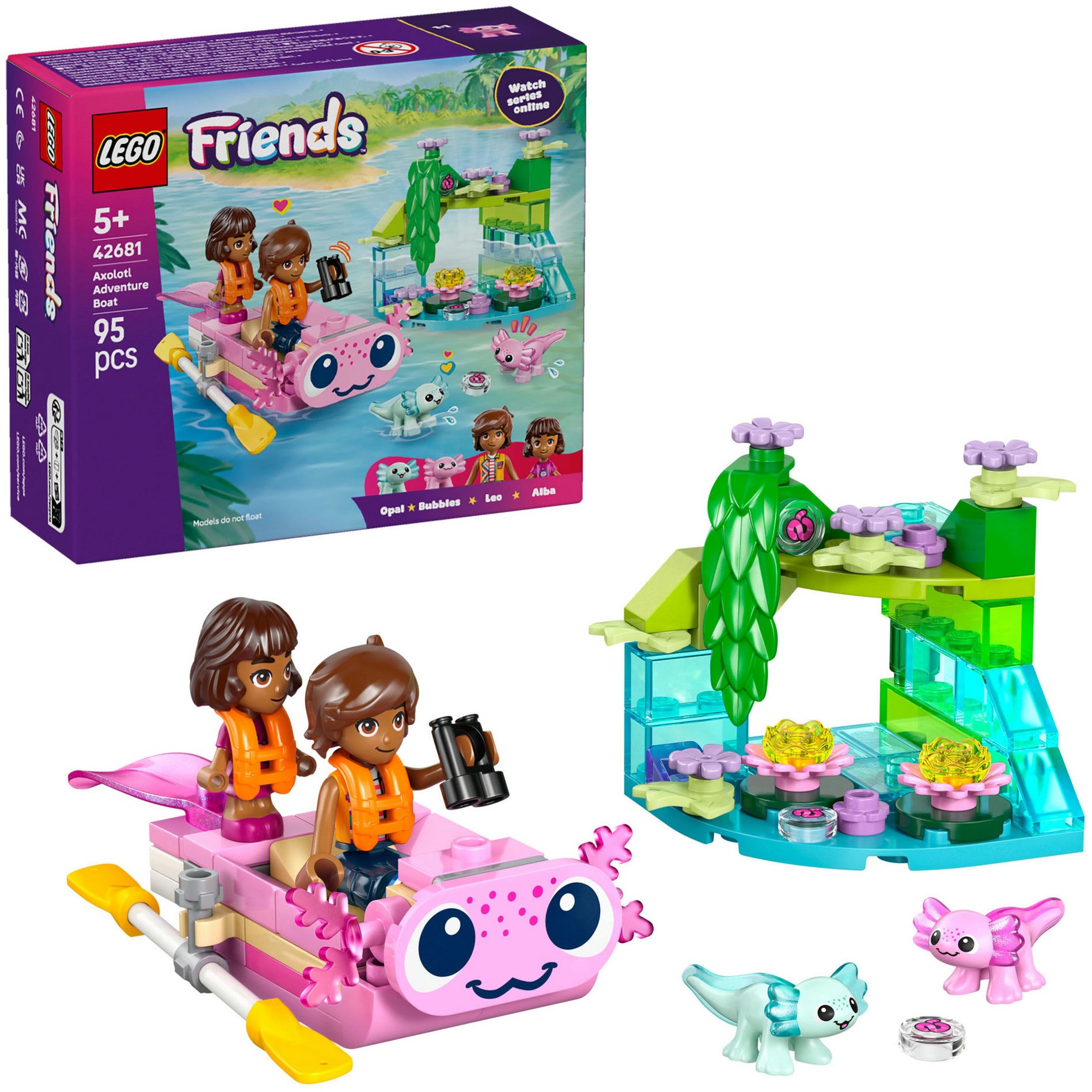 Lego Friends 42681 Axolotl-Abenteuer | 2 Stk