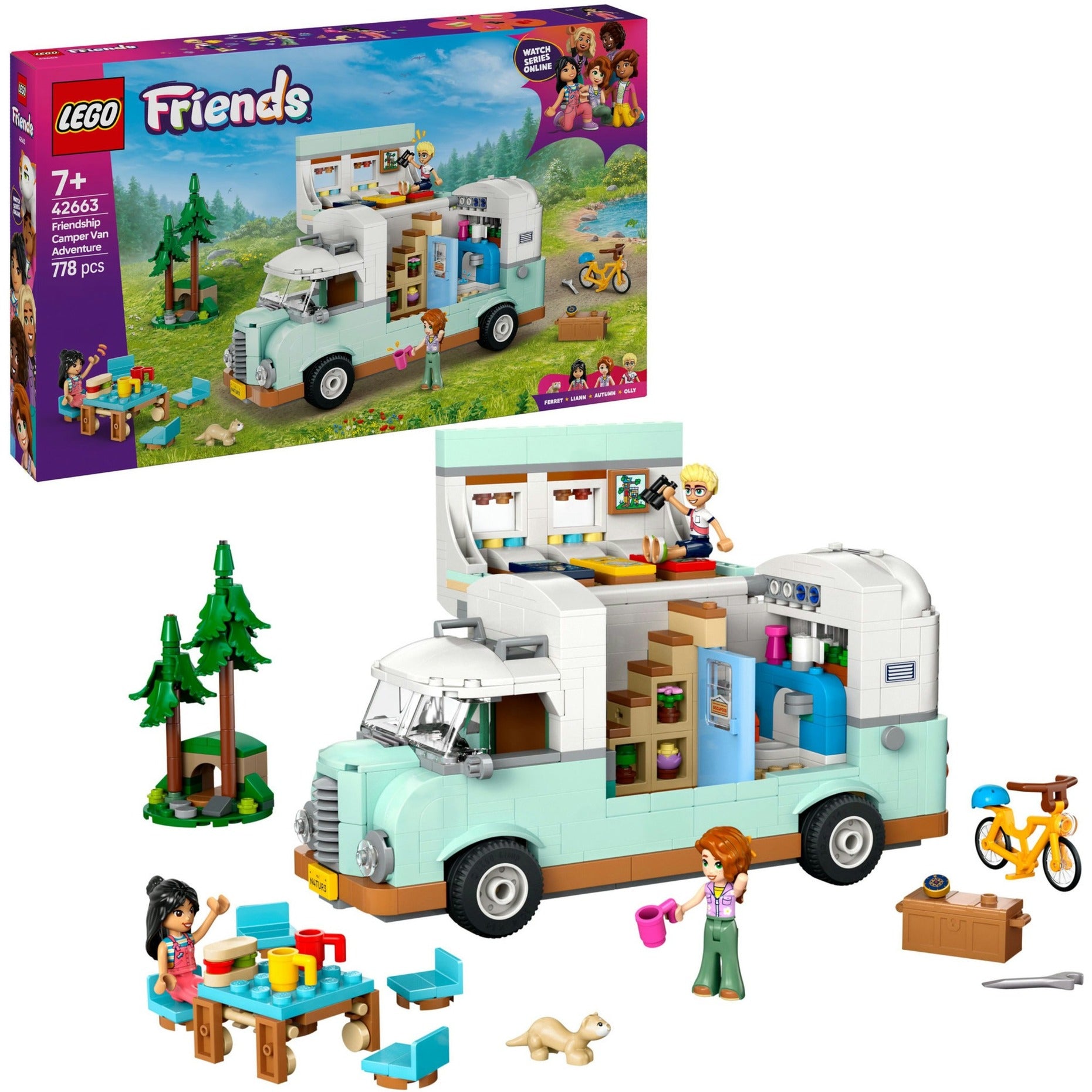 Lego Lego Freunde 42663 Camper Abenteuer mit Freunden