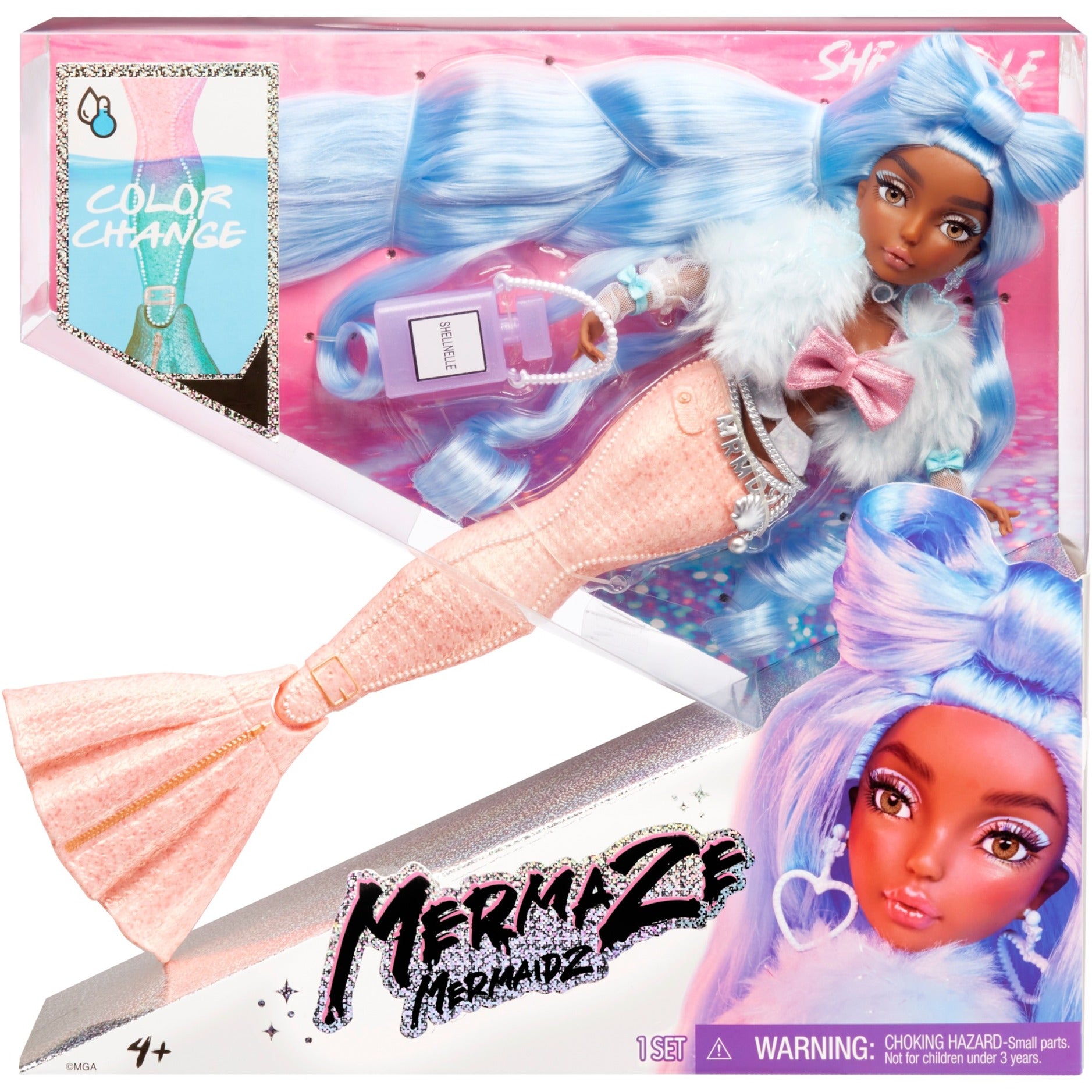 MGA Entertainment Mermaz Mermaidz Farbwechsel Shellnelle