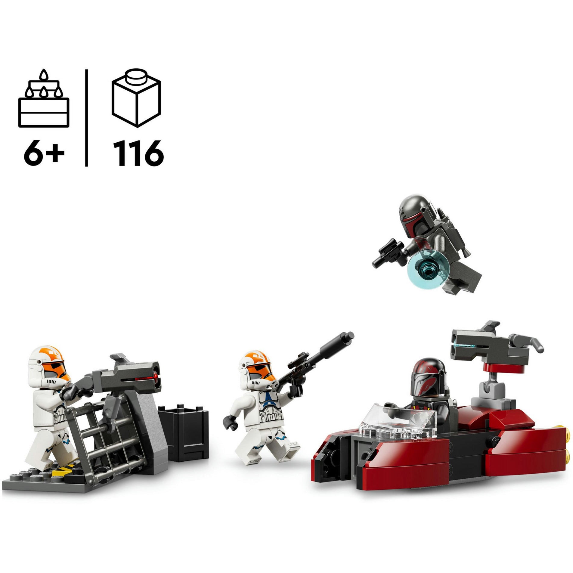 Lego Star Wars TM 75449 Siege of Mandalore Battle Pack | 2 Stk