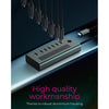 Icy Box 7-Port USB 3.2 Gen 2 Typ-C-Hub