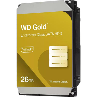 WD Gold Enterprise Class 26 TB Festplatte (261Kryz, SATA 600, 24 7)