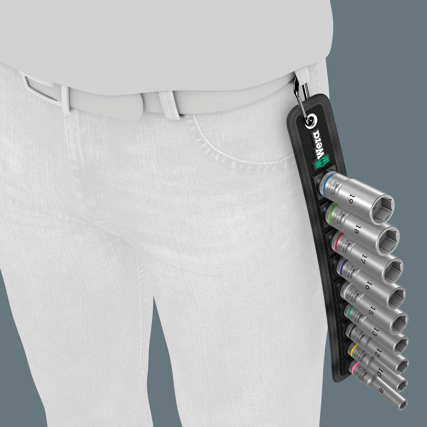 Waa Belt B Deep 1 Caps Set, mit 3 8 Antrieb, 9