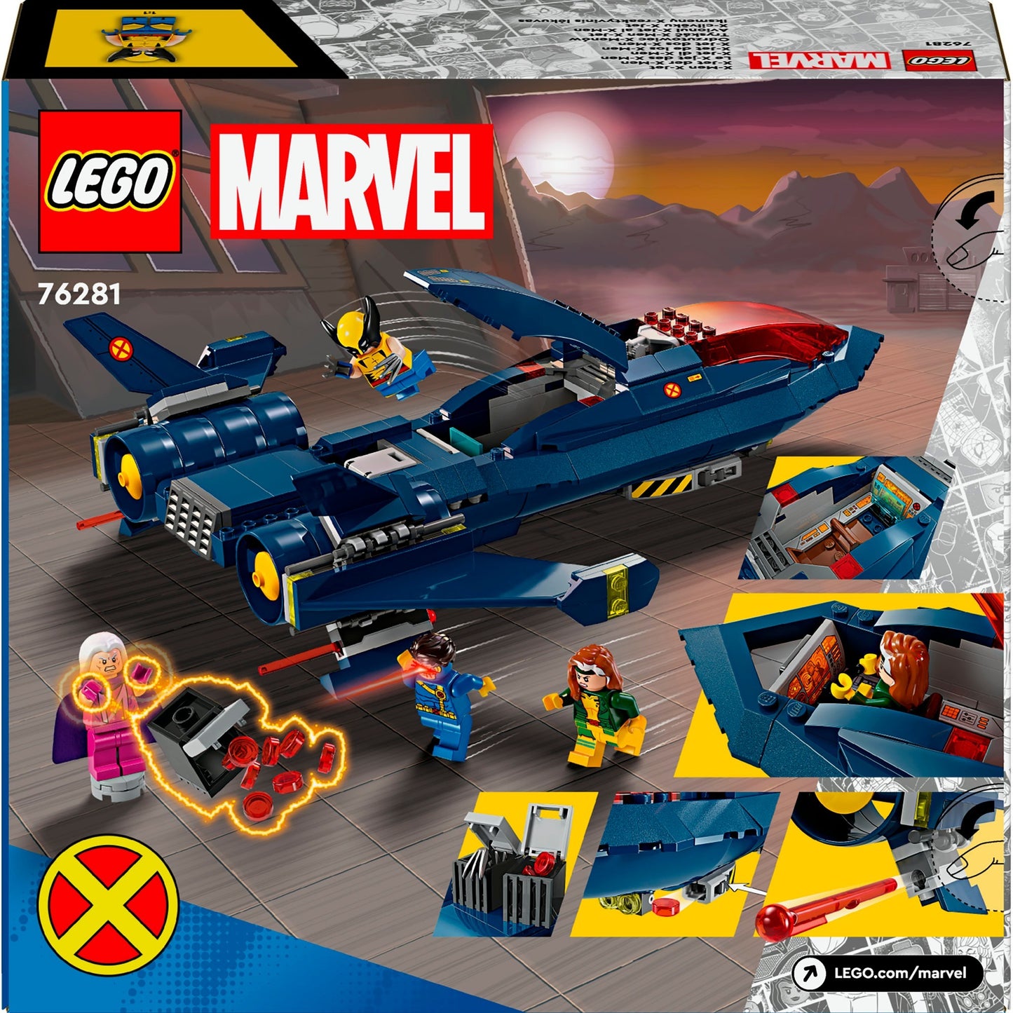 Lego Lego Super Heroes 76281 X-Men X-Jet