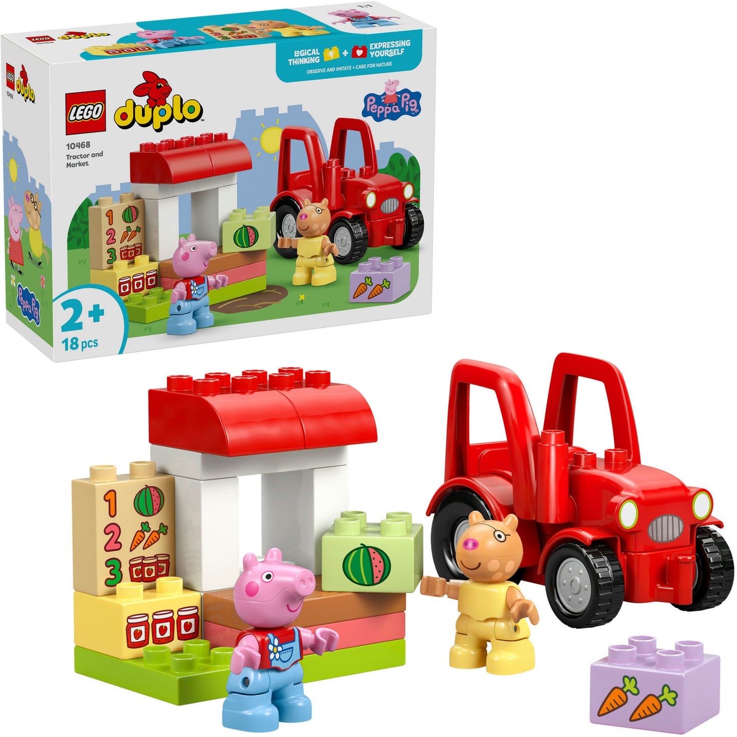 Lego Duplo 10468 Traktor und Marktstand