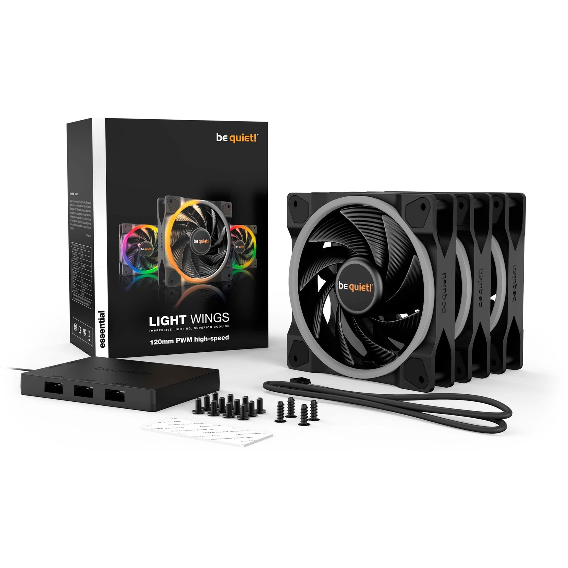 Ruhig sein! Leichte PWM 120 mm Hochgeschwindigkeits-Triple Pack