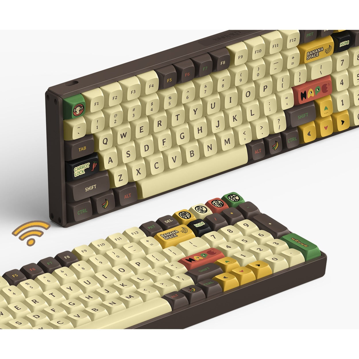 Iqunix F97 Happy Affen drahtlose mechanische Tastatur