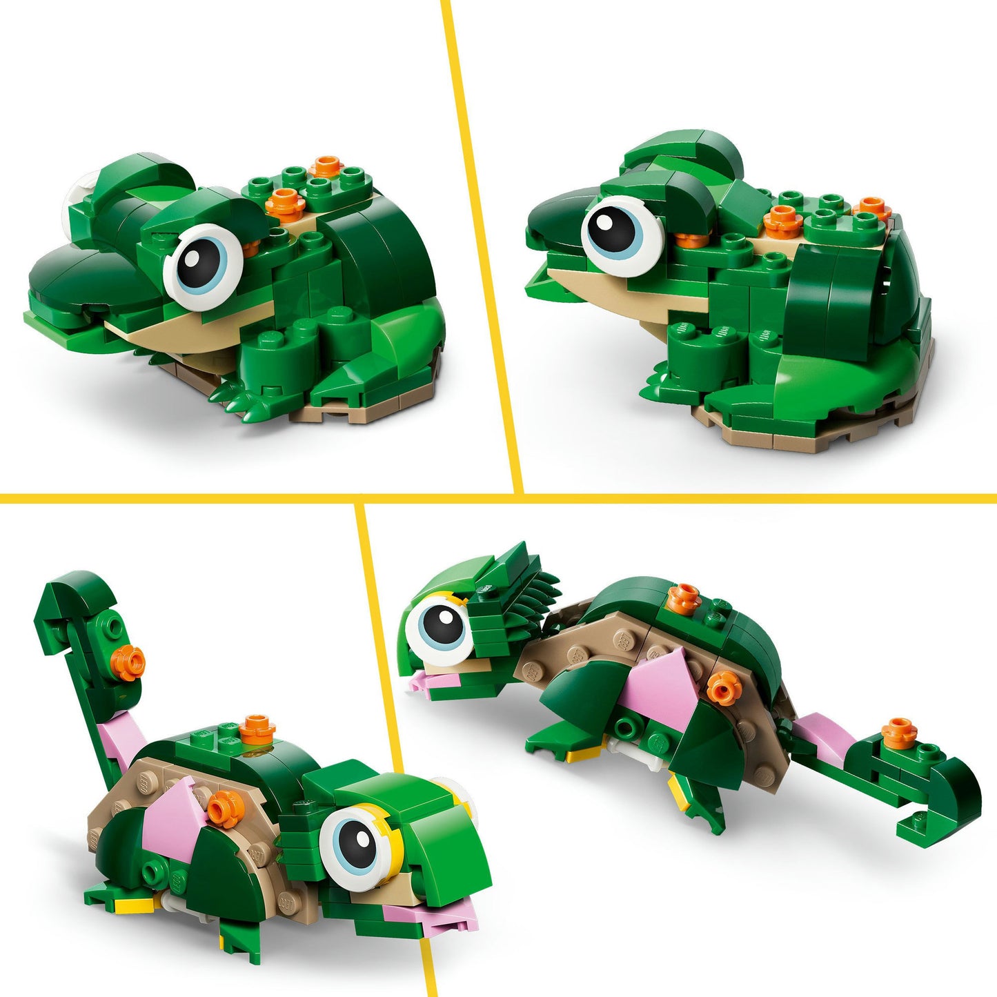 Lego Creator 31377 Schildkröte mit Seerose | 2 Stk