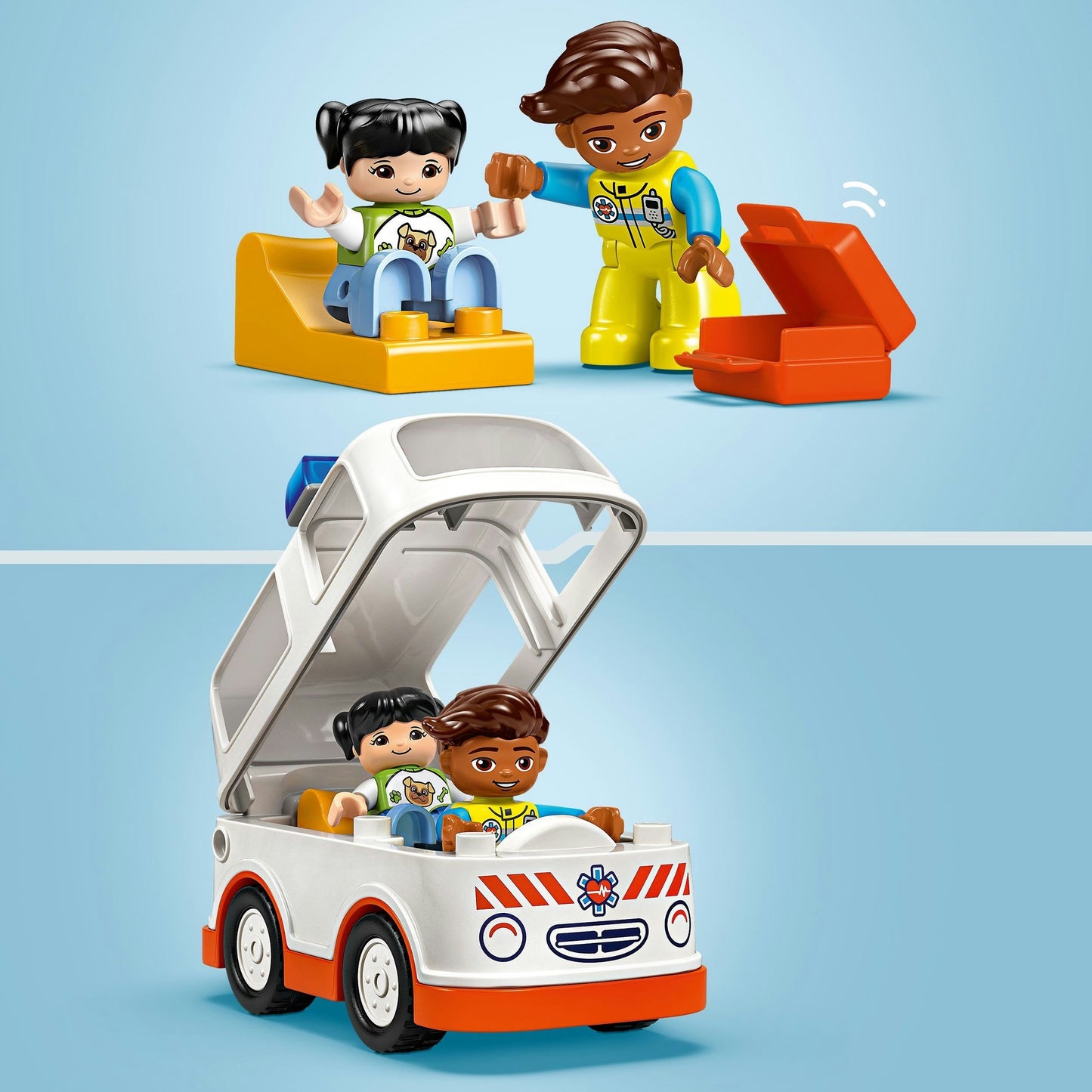 Lego Lego Duplo Town 10447 Krankenwagen mit Fahrer
