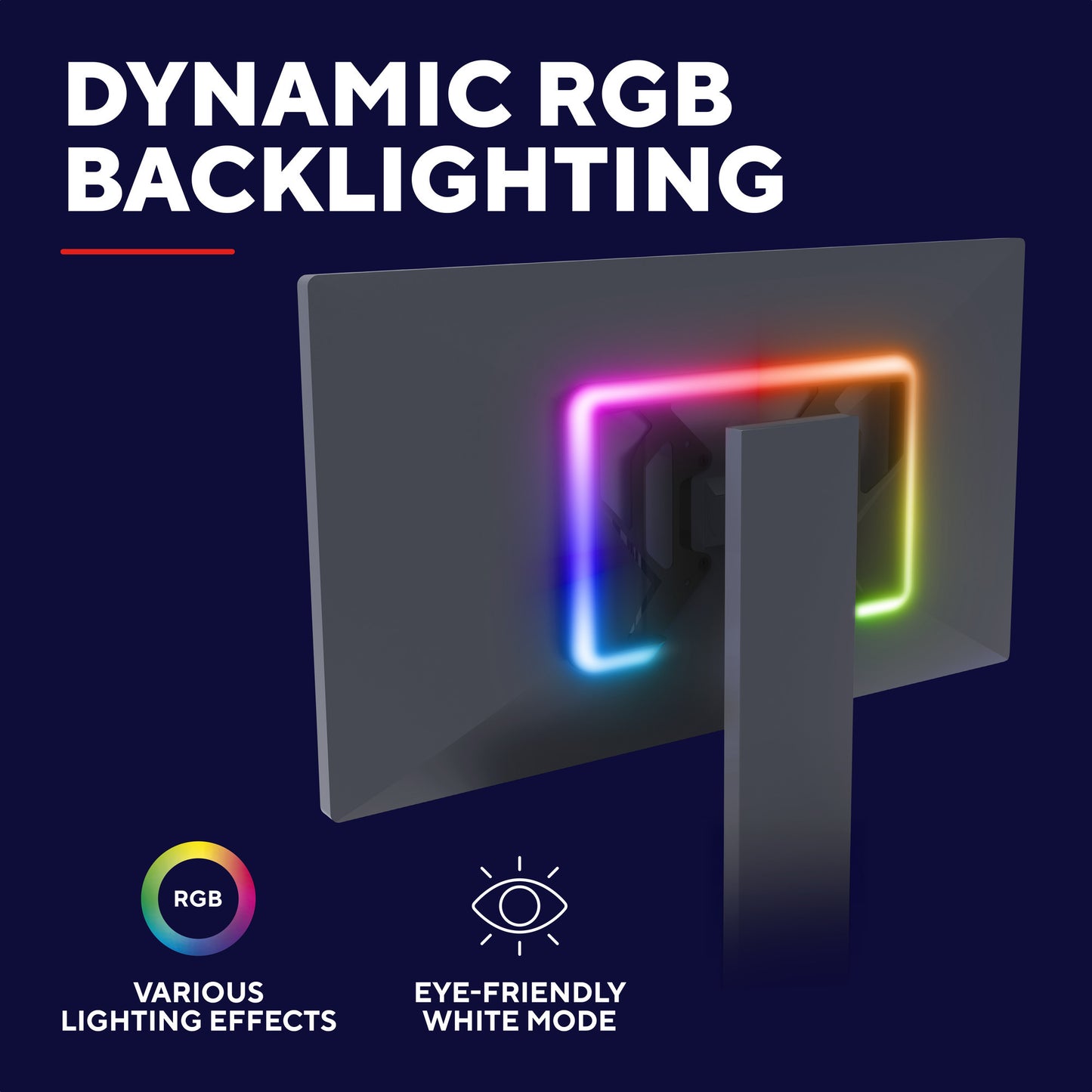 Trust GXT 907 VYBZ RGB-Hintergrundbeleuchtung für Monitore (Schwarz)