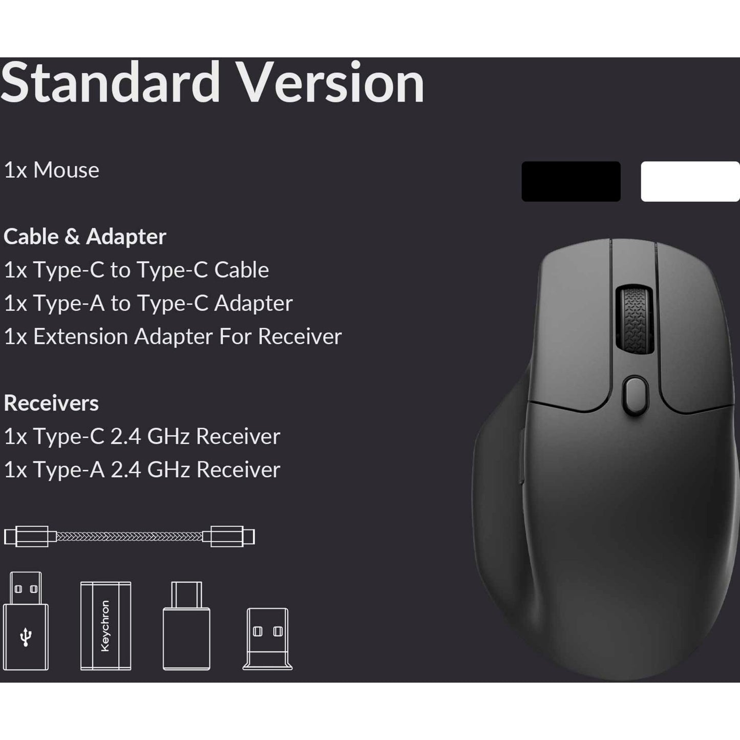 Keychron M6-A3 Wireless Maus