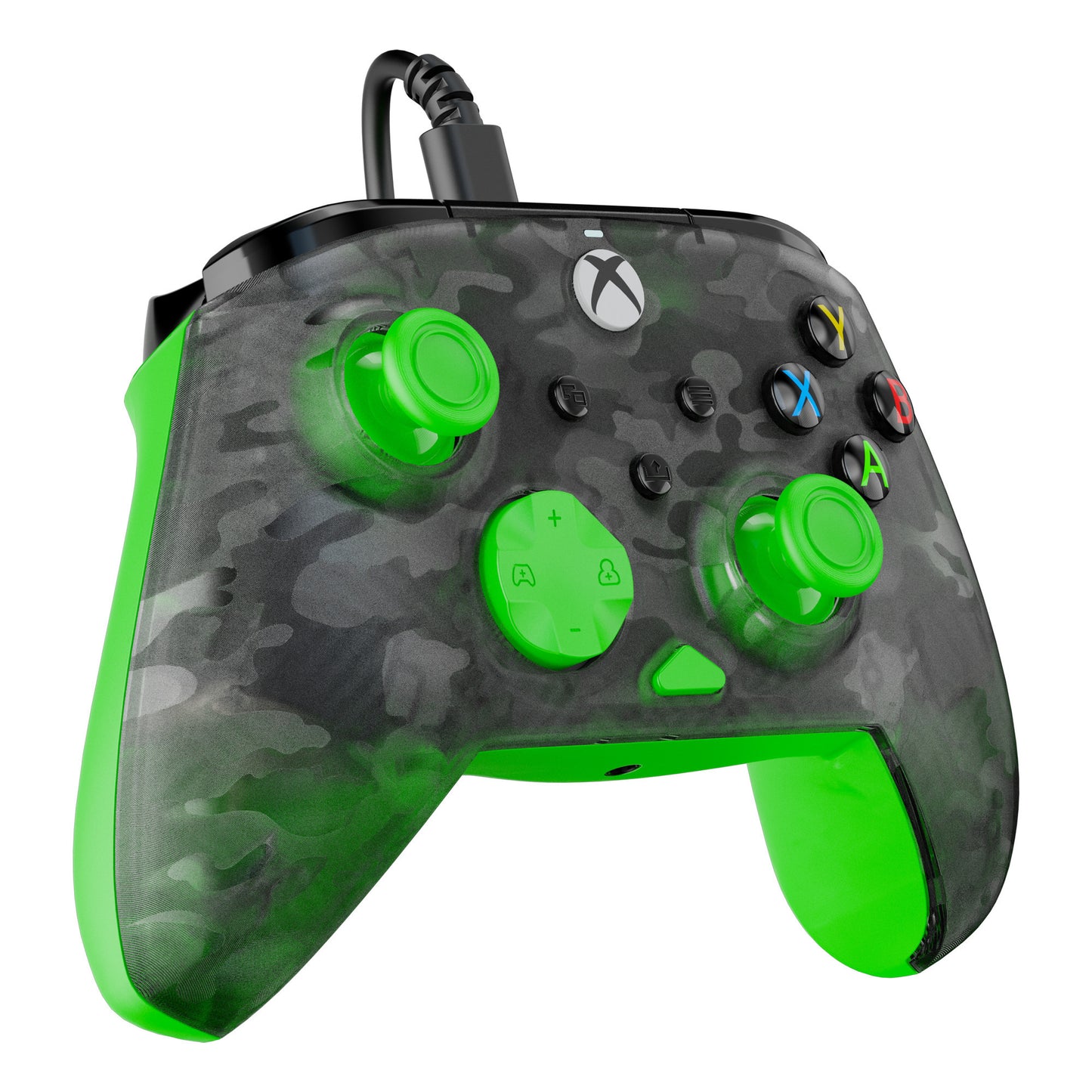 Turtle Beach Rematch Core Wired Controller (Schwarz Grün, Xbox Series X|S, Xbox One, PC)
