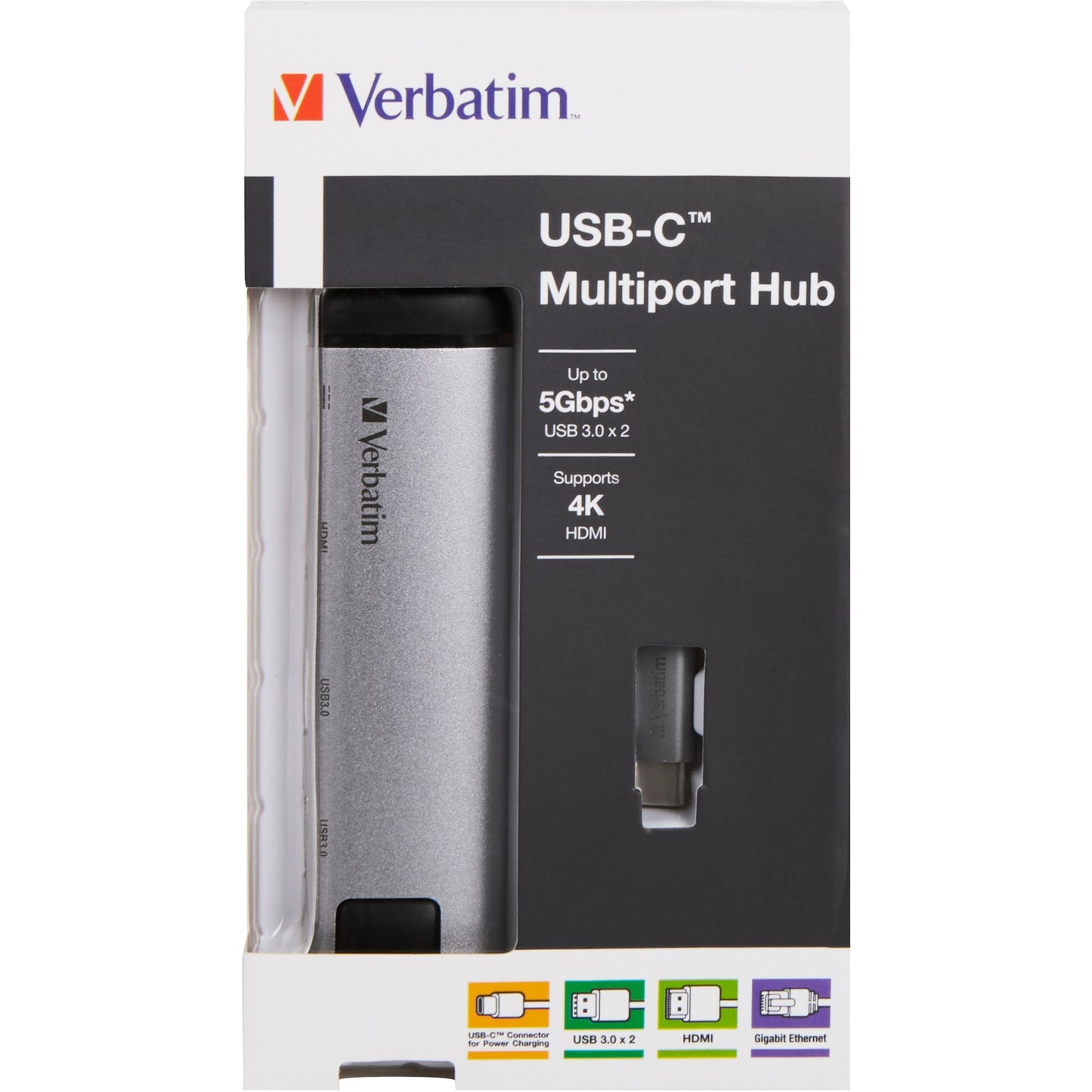 Wörtlich USB 3.2 Gen 1 Multiport Hub, USB-C> 2x USB-A + Us