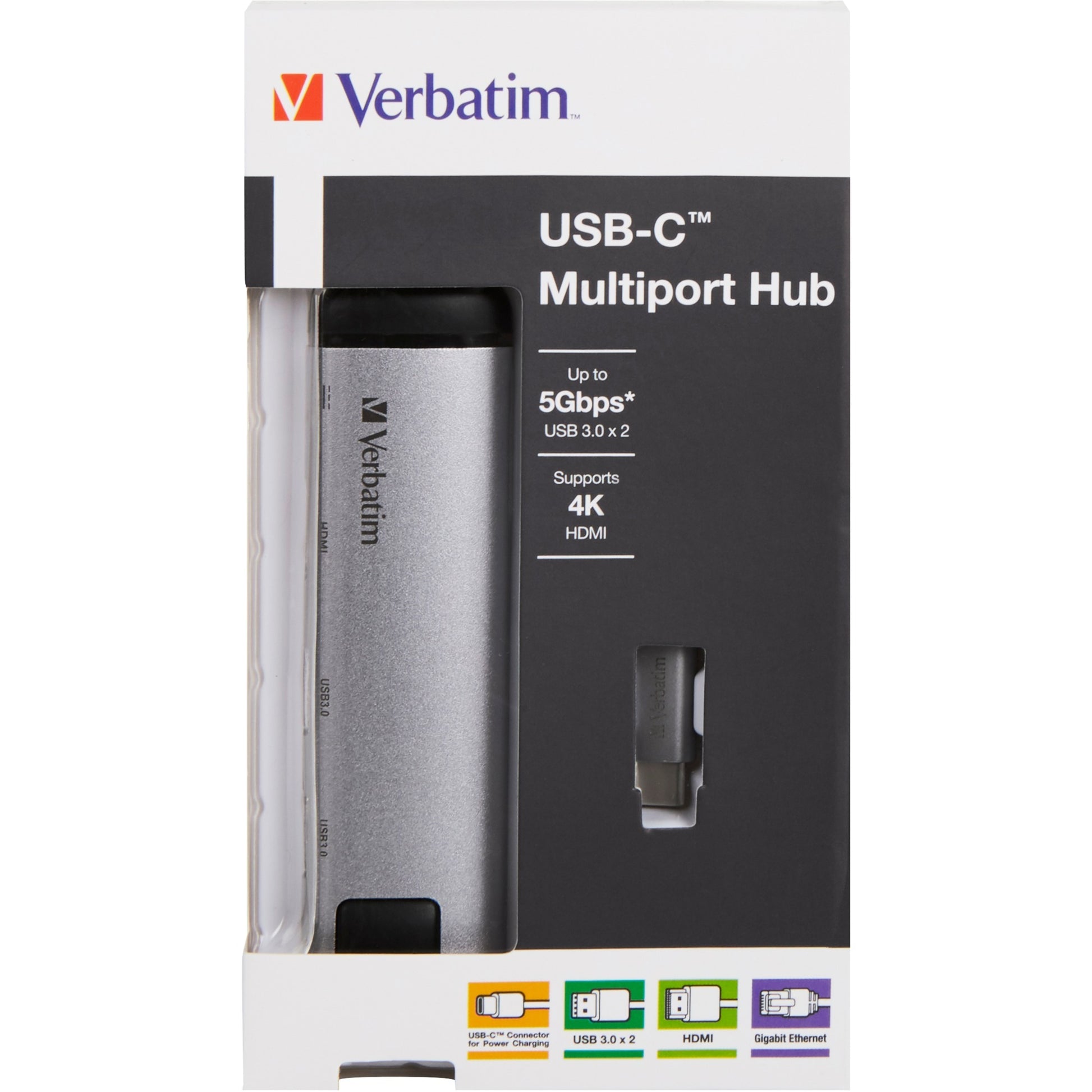 Wörtlich USB 3.2 Gen 1 Multiport Hub, USB-C> 2x USB-A + Us