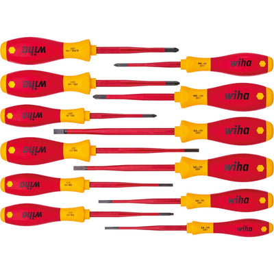 WIHA -Schraubendreher Set Softfinish Electric Slimfix