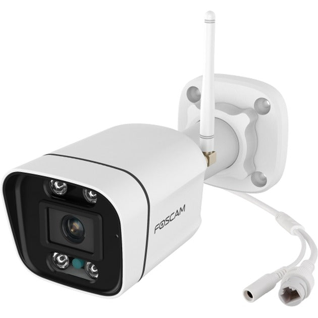 Foscam v5p, 3K 5MP Dualband-WLAN-Kamera mit Ton- und Lichtalarm (weiß)
