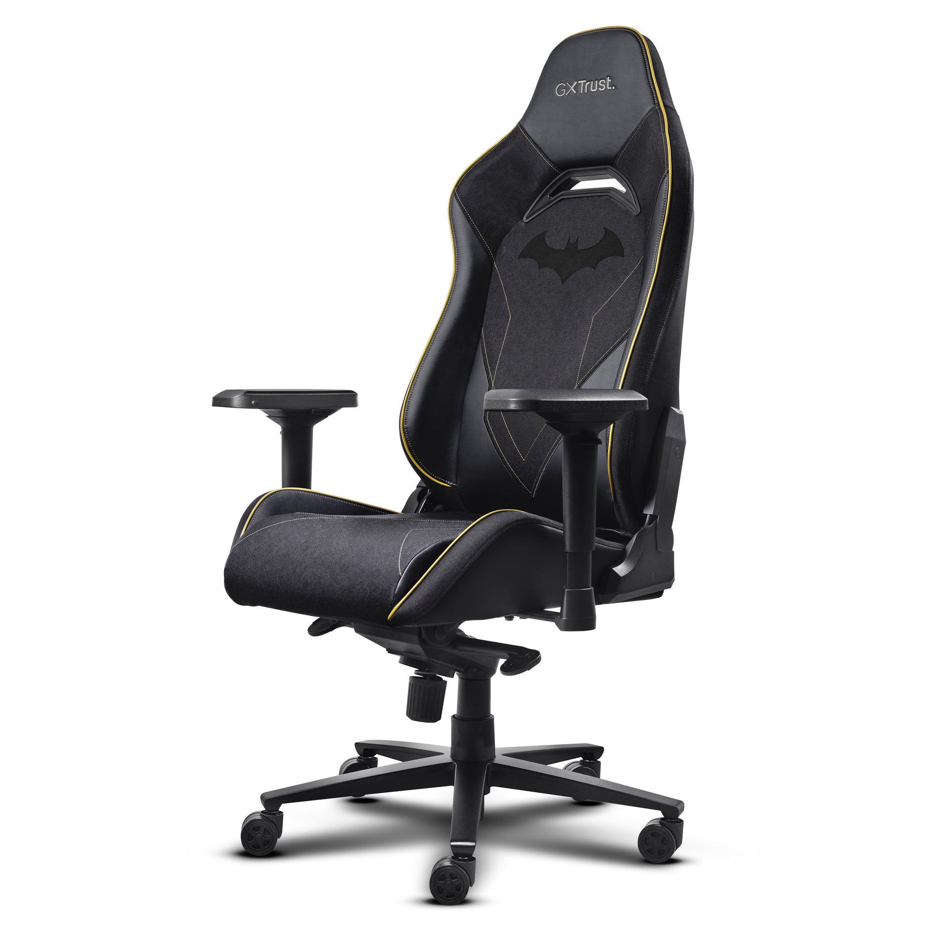 Trust GXT 721BM Ruya Pro Premium bequemer Gaming-Stuhl (Schwarz Gelb)