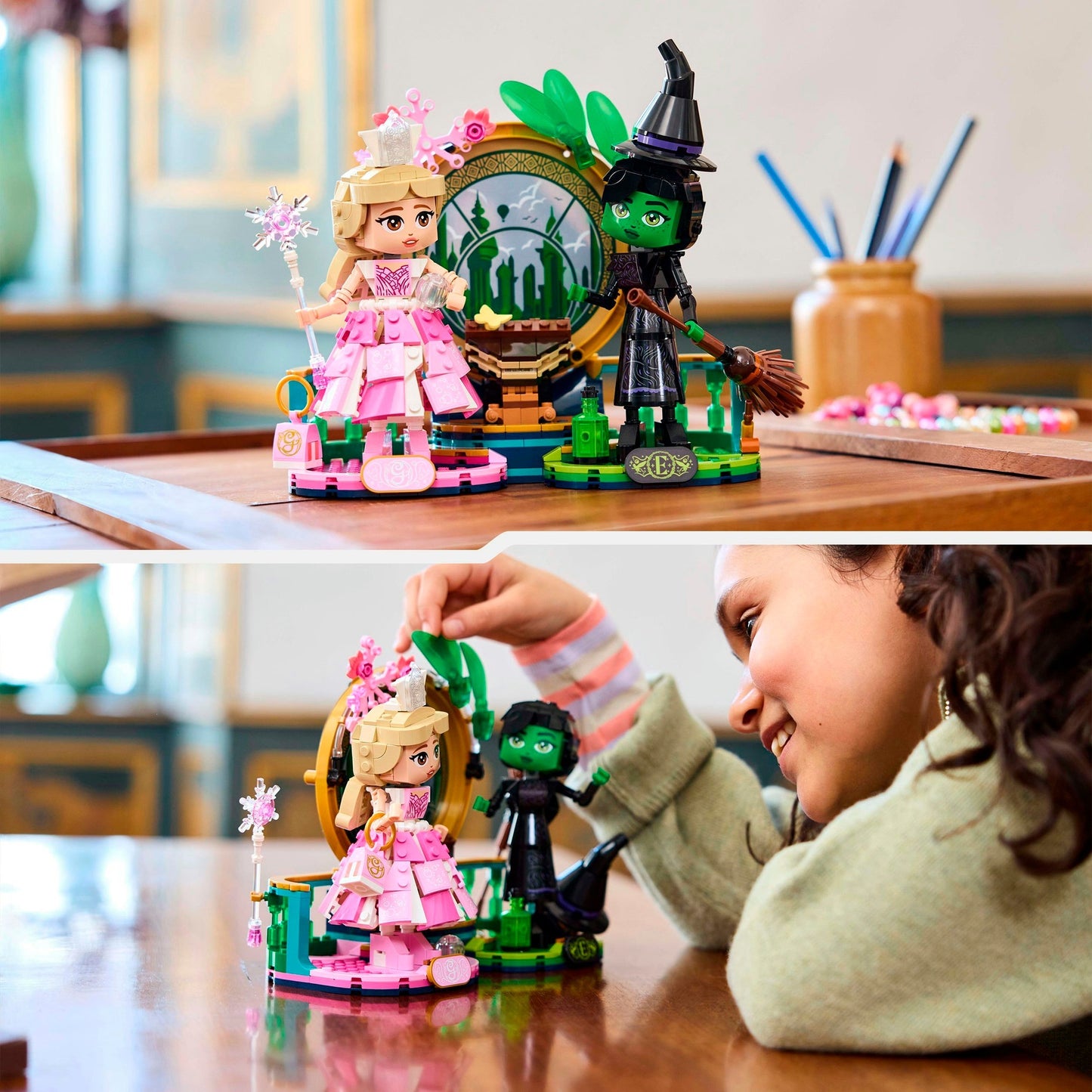 LEGO 75682 Wicked Elphaba und Glinda Figuren