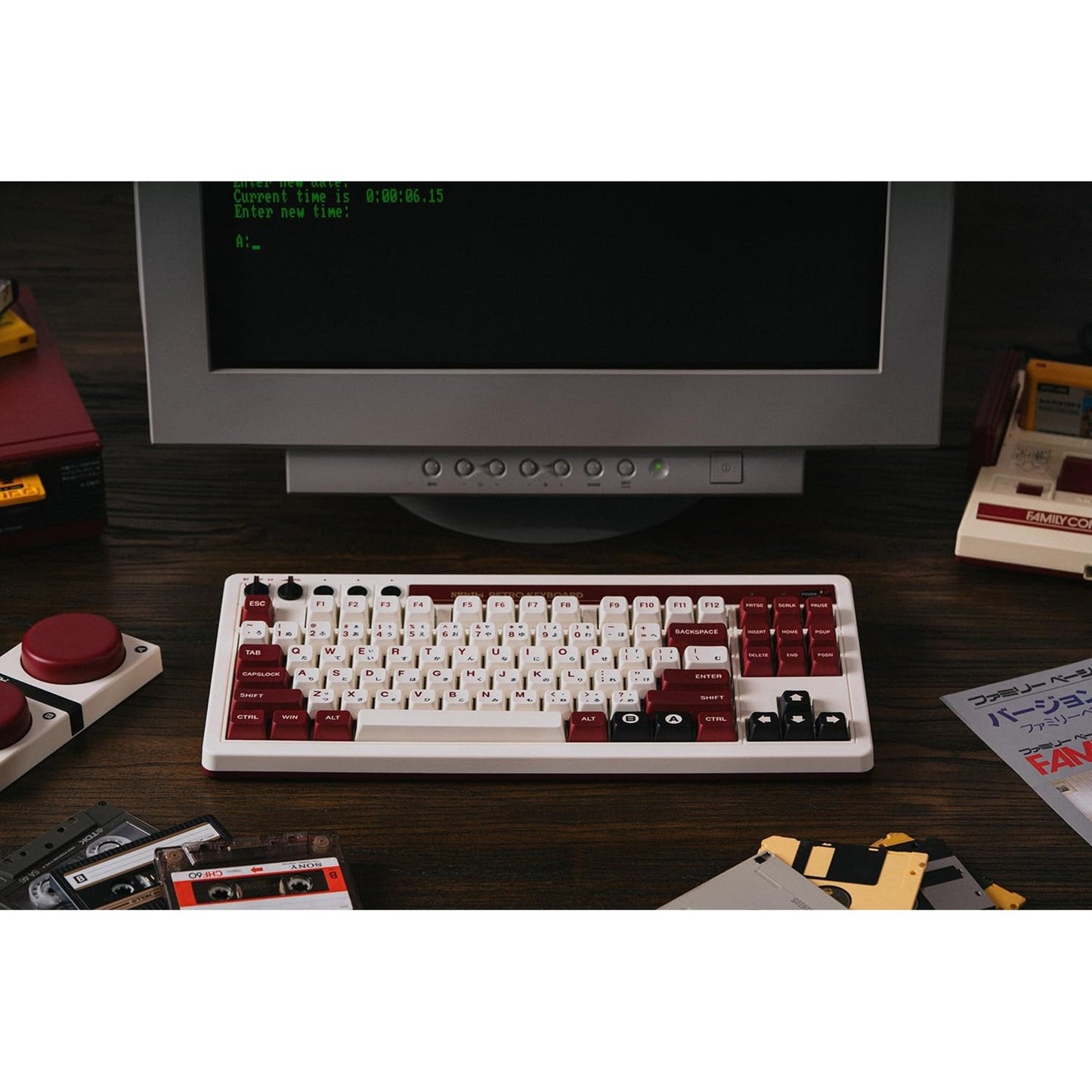 8bitdo retro mechanische Tastatur Fami Edition
