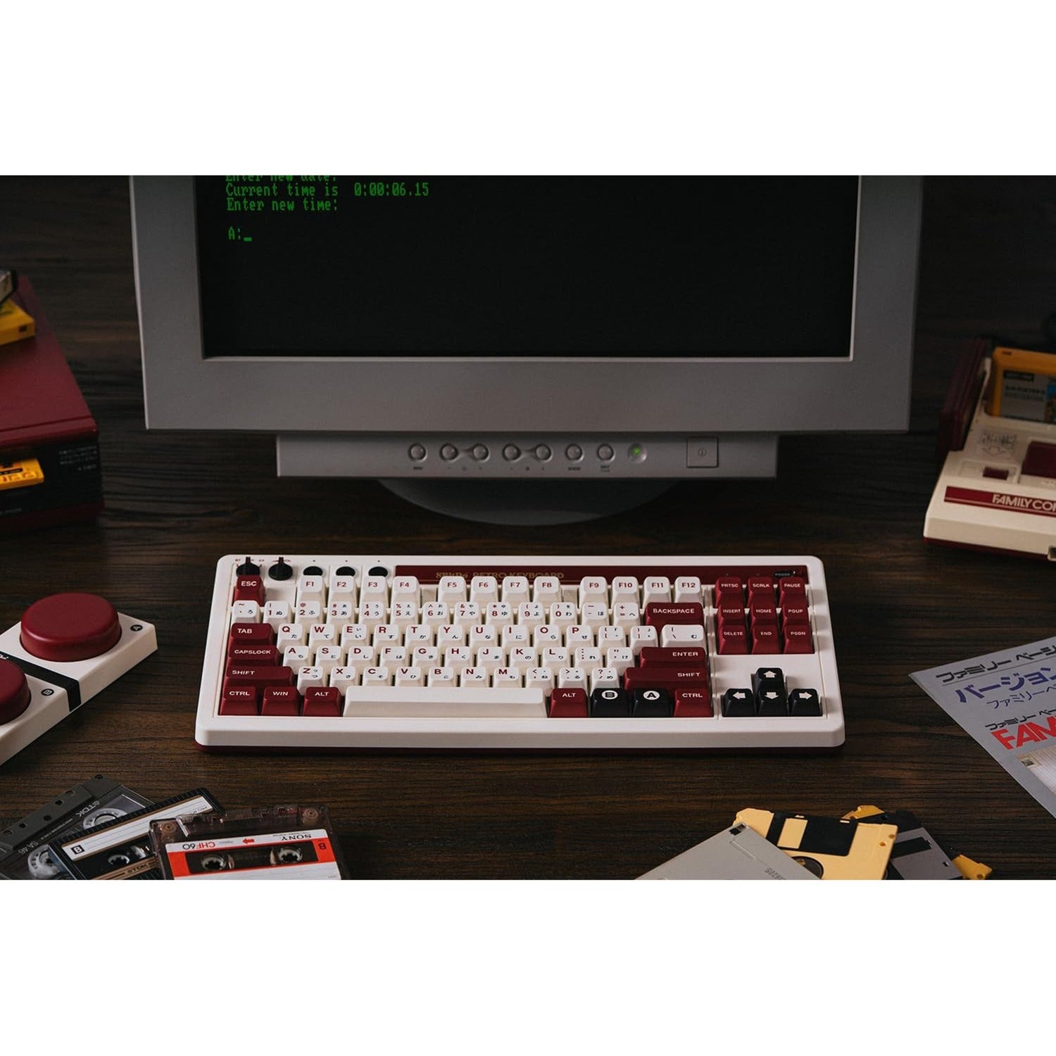 8bitdo retro mechanische Tastatur Fami Edition