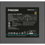 Deepcool PN650M modulares 650-Watt-Netzteil (schwarz, 3x PCIe) - afbeelding 7